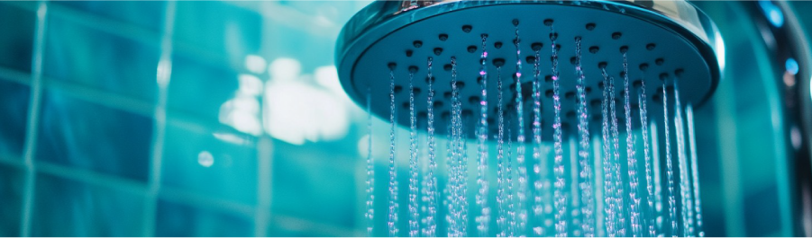 bathroom shower clean